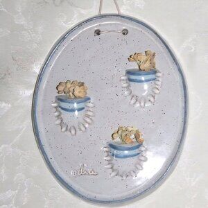 Canadian Pottery | Ceramic Wall Plaque | Adia Pottery Quebec
